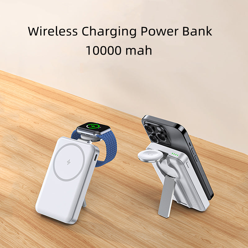 T17 2IN1 Wireless Charging Power Bank for iPhone and Apple watch