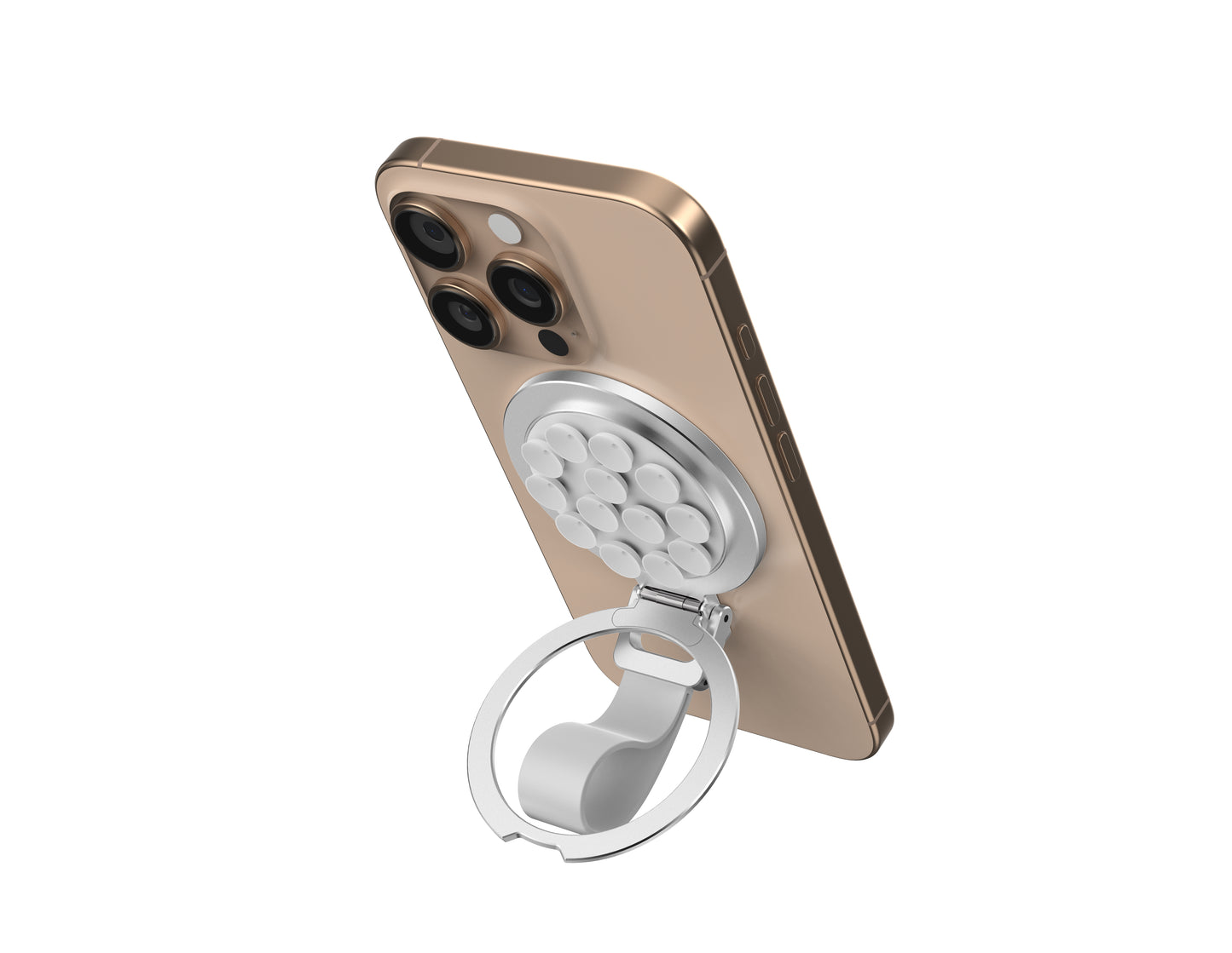 H7 Foldable Magnetic Mobile Phone Grip Holder with Aluminium Alloy Material