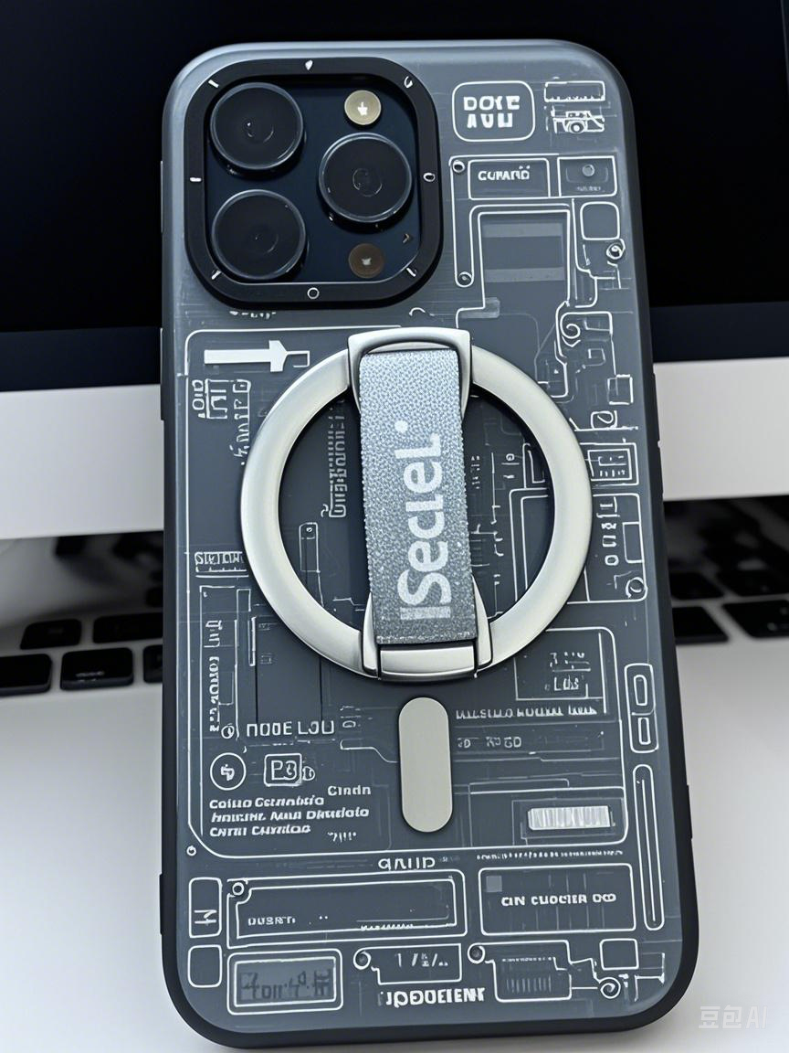 H5Pro Magnetic Smartphone Grip Holder with Zinc Alloy Finished