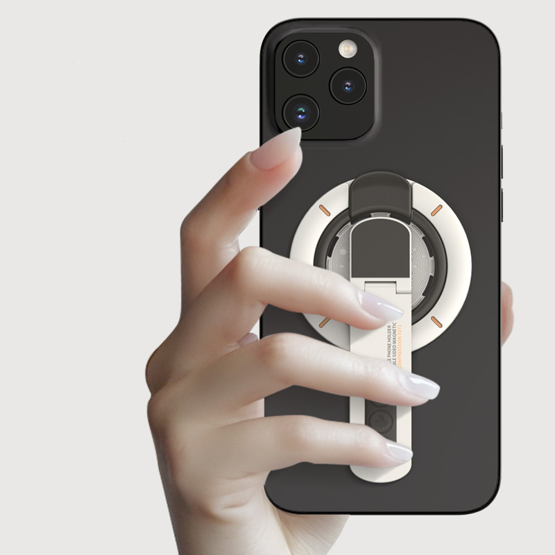 H14Pro Two Side Magnetic Mobile Phone Holder Kickstand with Zinc Alloy