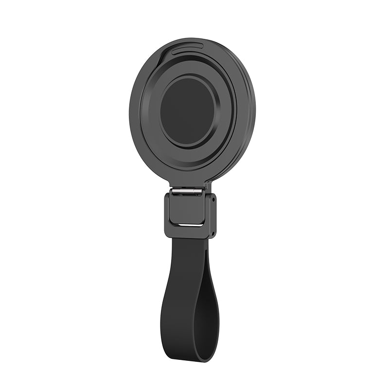 H7Pro+ Two-sided Magnet Phone Ring Holder with Mirror Mag-grip Smartphone Stand with Strap
