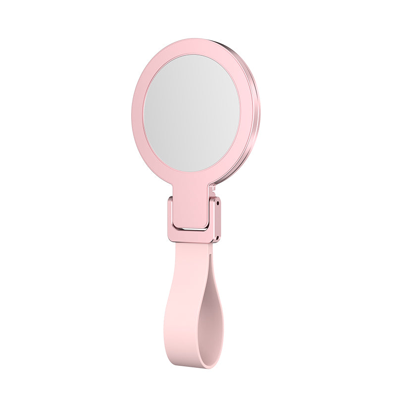 H7Pro+ Two-sided Magnet Phone Ring Holder with Mirror Mag-grip Smartphone Stand with Strap