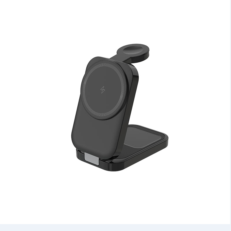 T18 Foldable Magnetic 3IN1 Wireless Charger Holder