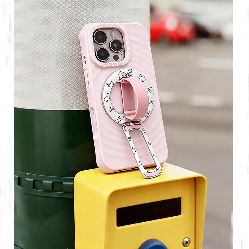 Painted Color Magnet Phone Holder Strap Cellphone Ring Stand Clip