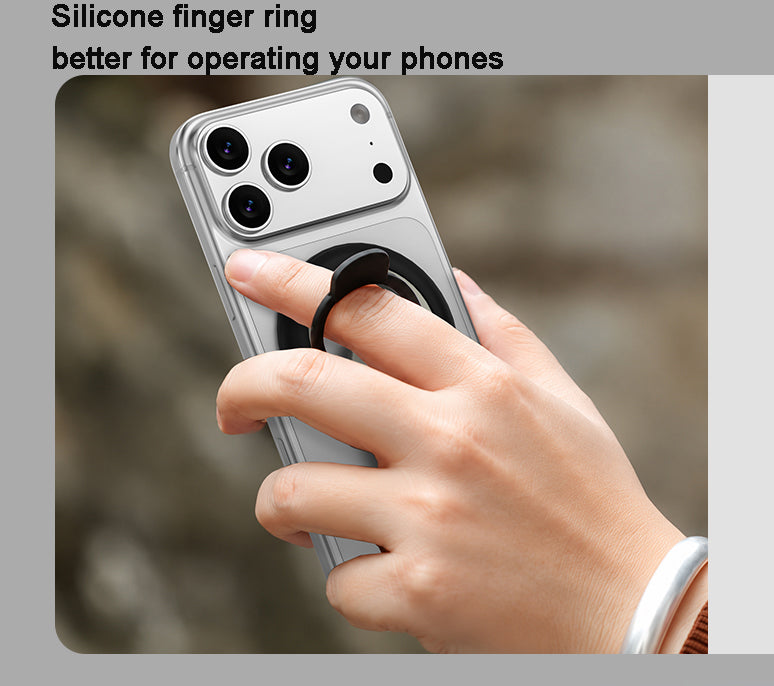 H21 Bluetooth Selfie Remote Controller Magnetic Phone Holder with 1/4 threaded hole
