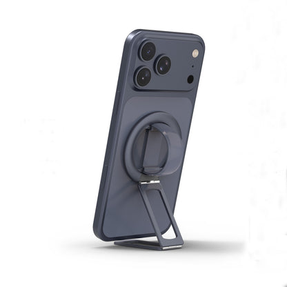 H19 Double folding magnetic phone ring holder strap -- Zinc alloy