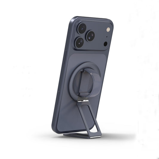 H19 Double folding magnetic phone ring holder strap -- Zinc alloy