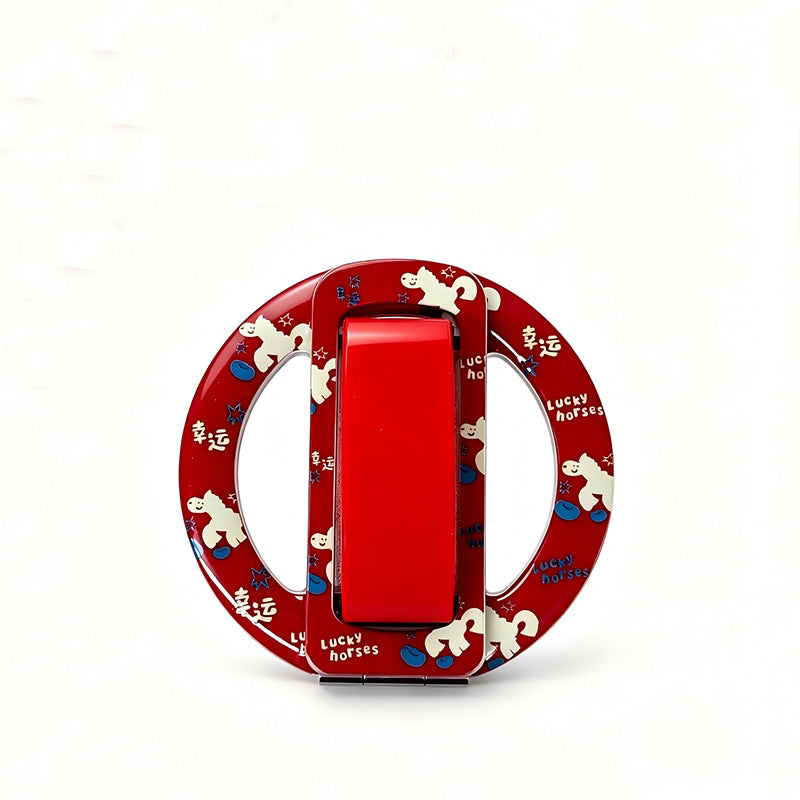Painted Color Magnet Phone Holder Strap Cellphone Ring Stand Clip