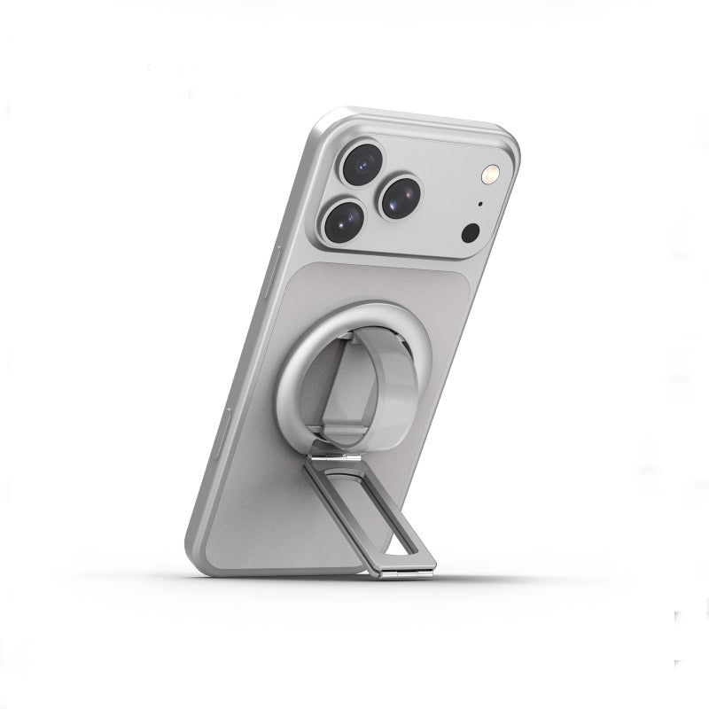H19 Double folding magnetic phone ring holder strap -- Zinc alloy