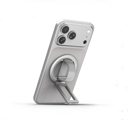H19 Double folding magnetic phone ring holder strap -- Zinc alloy