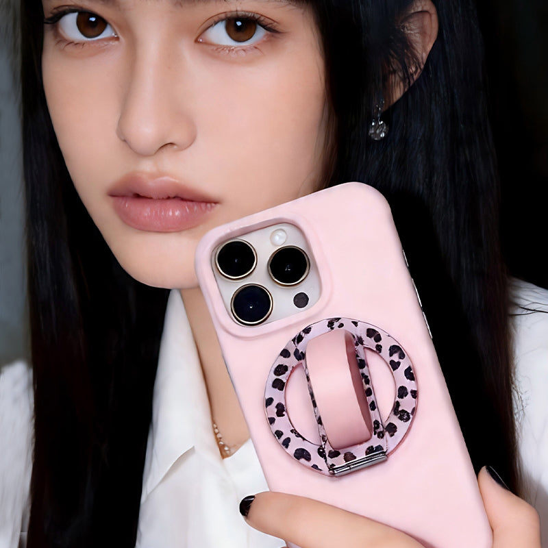 Painted Color Magnet Phone Holder Strap Cellphone Ring Stand Clip