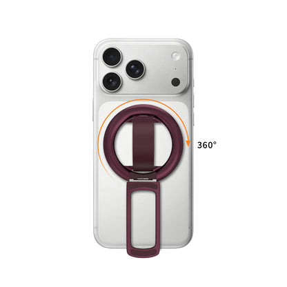 H18 360 Degree rotating ball magnetic phone ring/grip holder strap