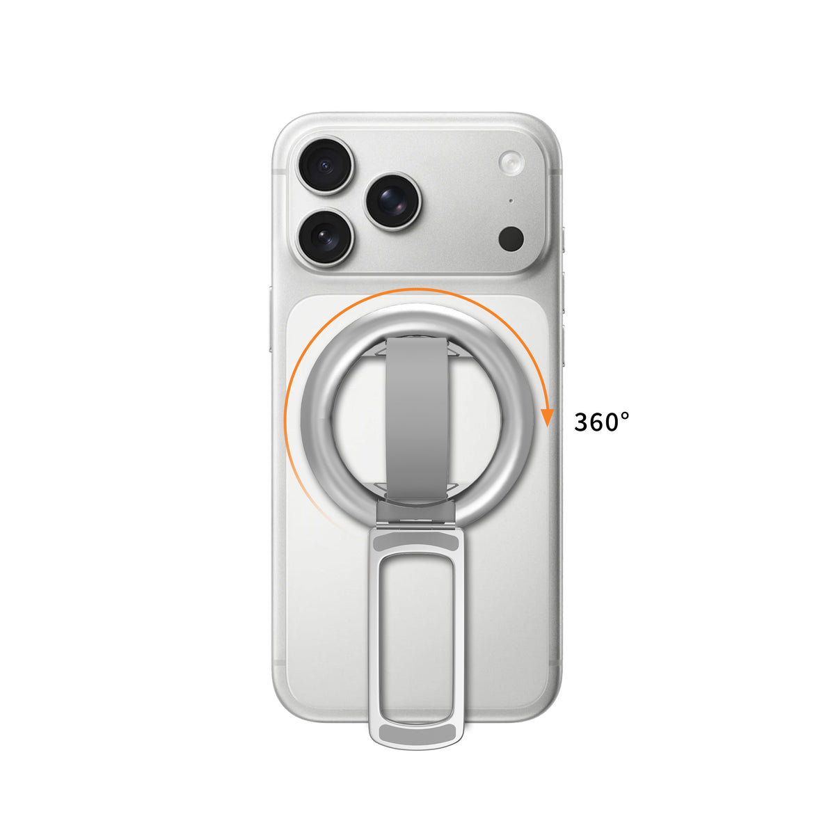 H18 360 Degree rotating ball magnetic phone ring/grip holder strap