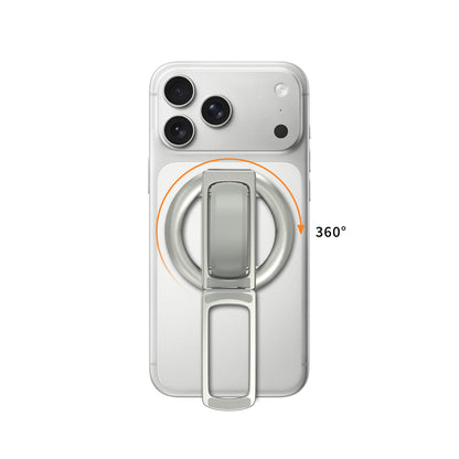 H18 Plus Double Folding 360 ° rotating ball magnetic phone ring/grip holder strap