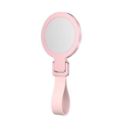 H7Pro+ Two-sided Magnet Phone Ring Holder with Mirror Mag-grip Smartphone Stand with Strap