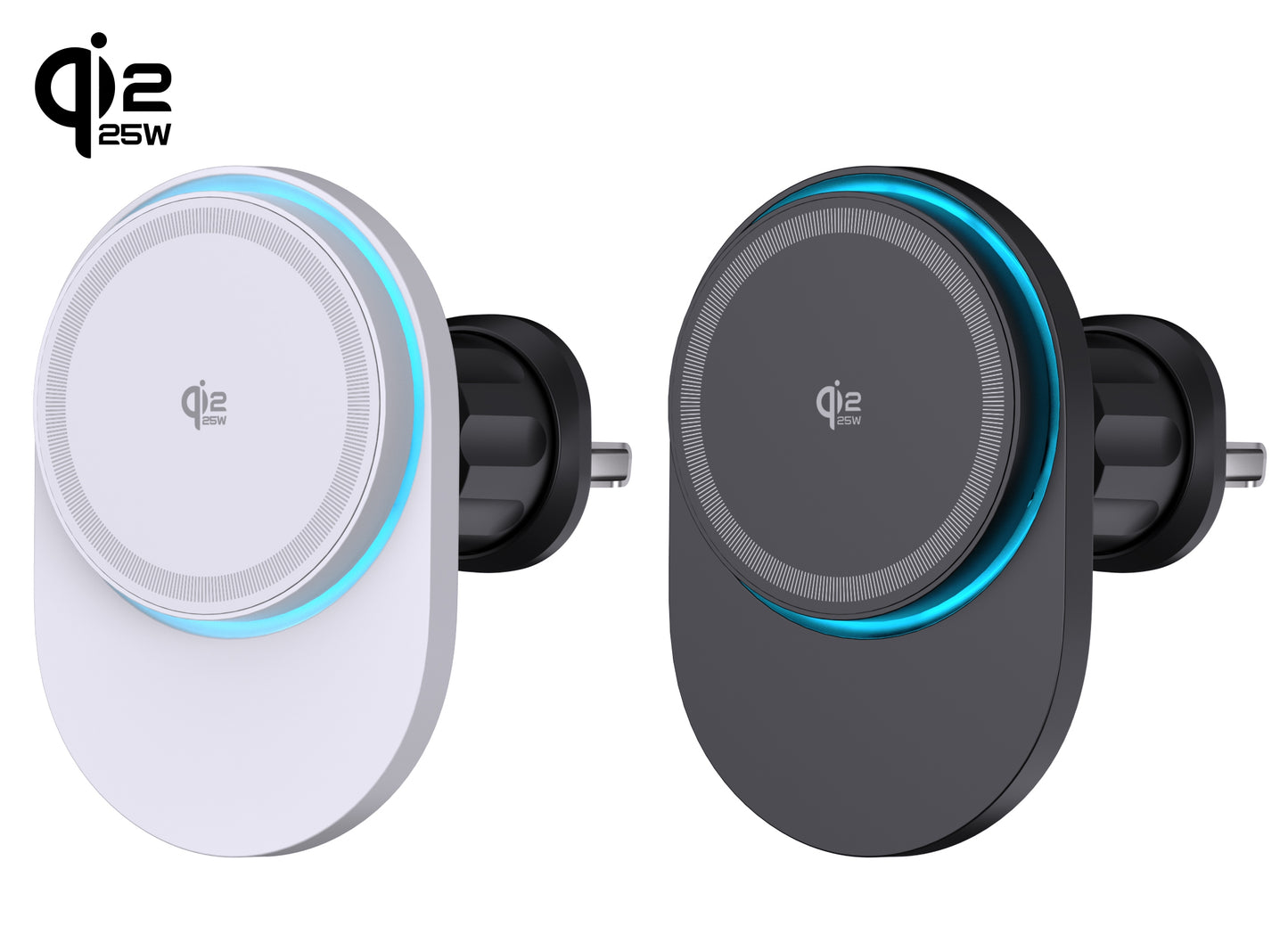 M5 Qi2.2 Magsafe 25W Wireless Car Charger Holder with Cooling Fan for iPhone12/13/14/15/16/17