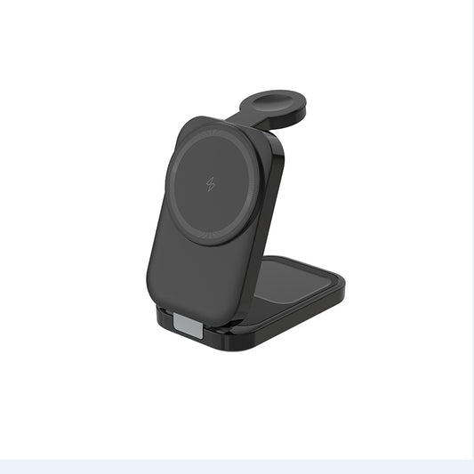 T18 Foldable Magnetic 3IN1 Wireless Charger Holder