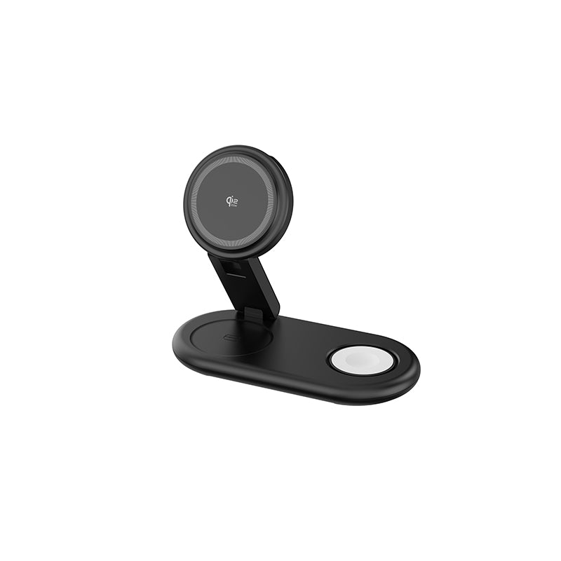 T22 Qi2.2 Foldable Magsafe 3-IN-1 Wireless Charger Holder