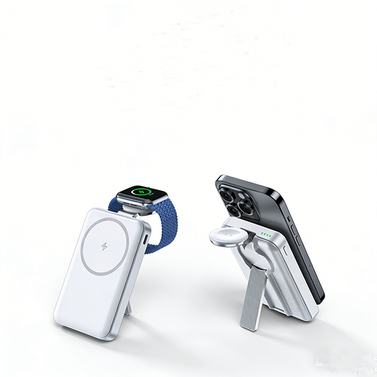 T17 2IN1 Wireless Charging Power Bank High Capacity 10000mah for iPhone and Apple watch