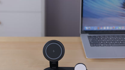 T22 Foldable Magsafe 3IN1 Wireless Charger Stand