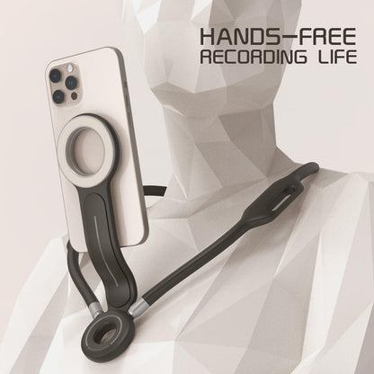 H13Pro Magnetic Neck Hanging Smartphone Holder for Shooting Vlog / Live Streaming